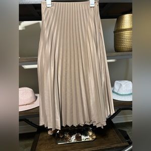 Zara Pleated Gold Skirt